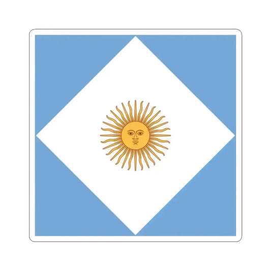 Flag of Argentine Ministers of State 1894-1904 (Argentina) STICKER Vinyl Kiss-Cut Decal 2 Inch White - The Sticker Space