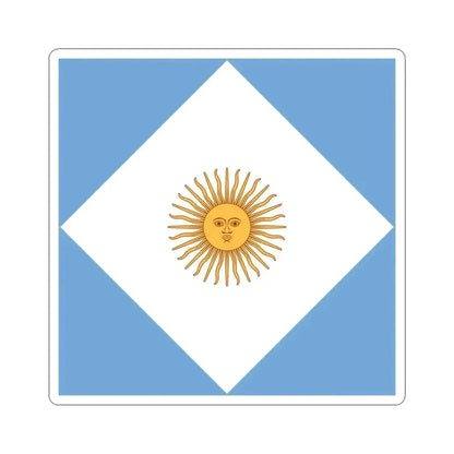 Flag of Argentine Ministers of State 1894-1904 (Argentina) STICKER Vinyl Kiss-Cut Decal 3 Inch White - The Sticker Space