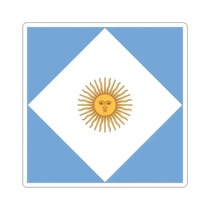 Flag of Argentine Ministers of State 1894-1904 (Argentina) STICKER Vinyl Kiss-Cut Decal 6 Inch White - The Sticker Space