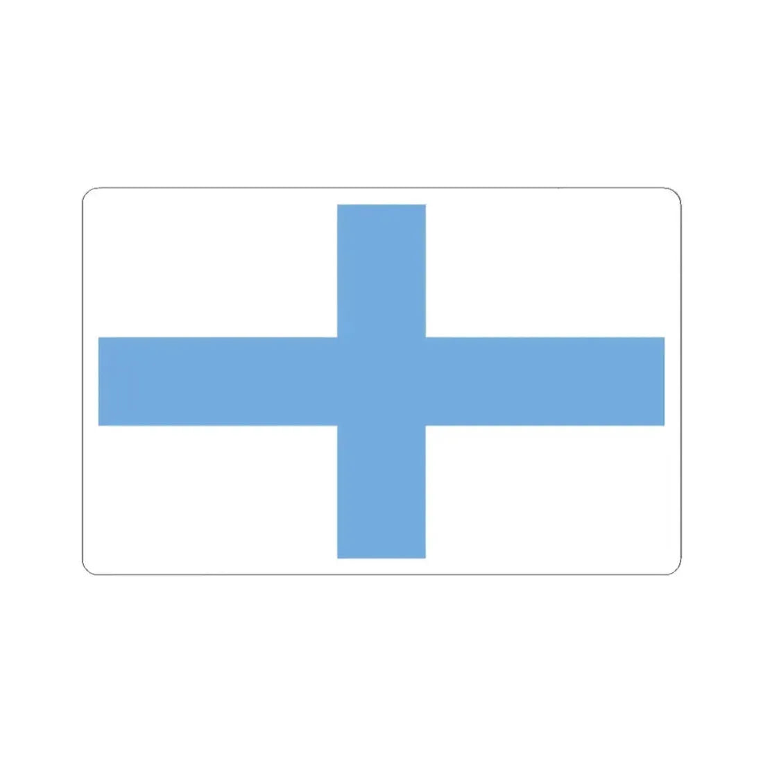 Flag of Argentine Nacionalistas (Argentina) STICKER Vinyl Kiss-Cut Decal 3 Inch White - The Sticker Space