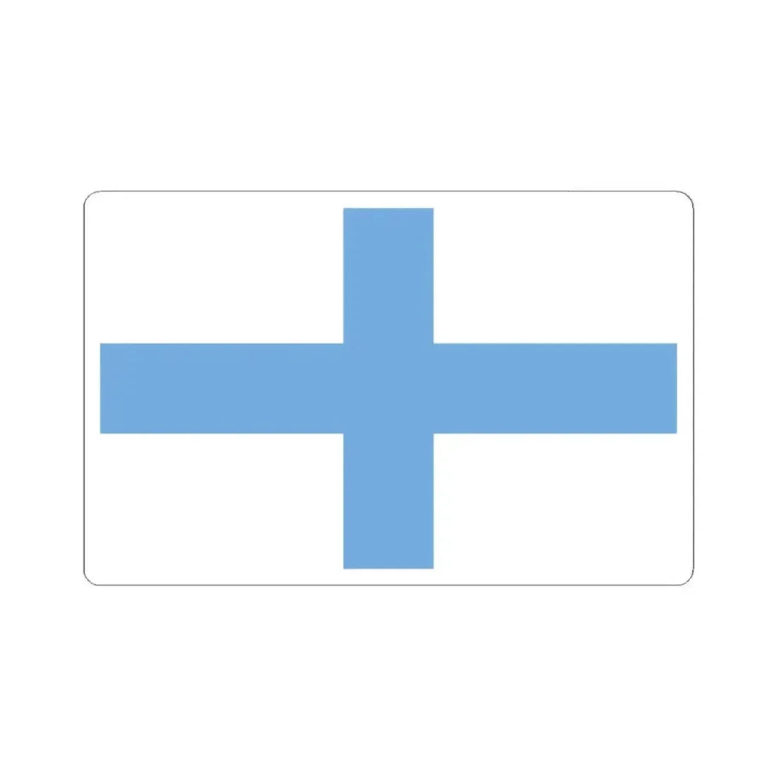 Flag of Argentine Nacionalistas (Argentina) STICKER Vinyl Kiss-Cut Decal 6 Inch White - The Sticker Space