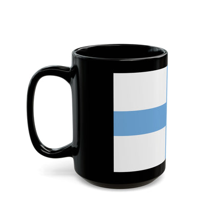 Flag of Argentine Patriotic League - Black Coffee Mug-The Sticker Space