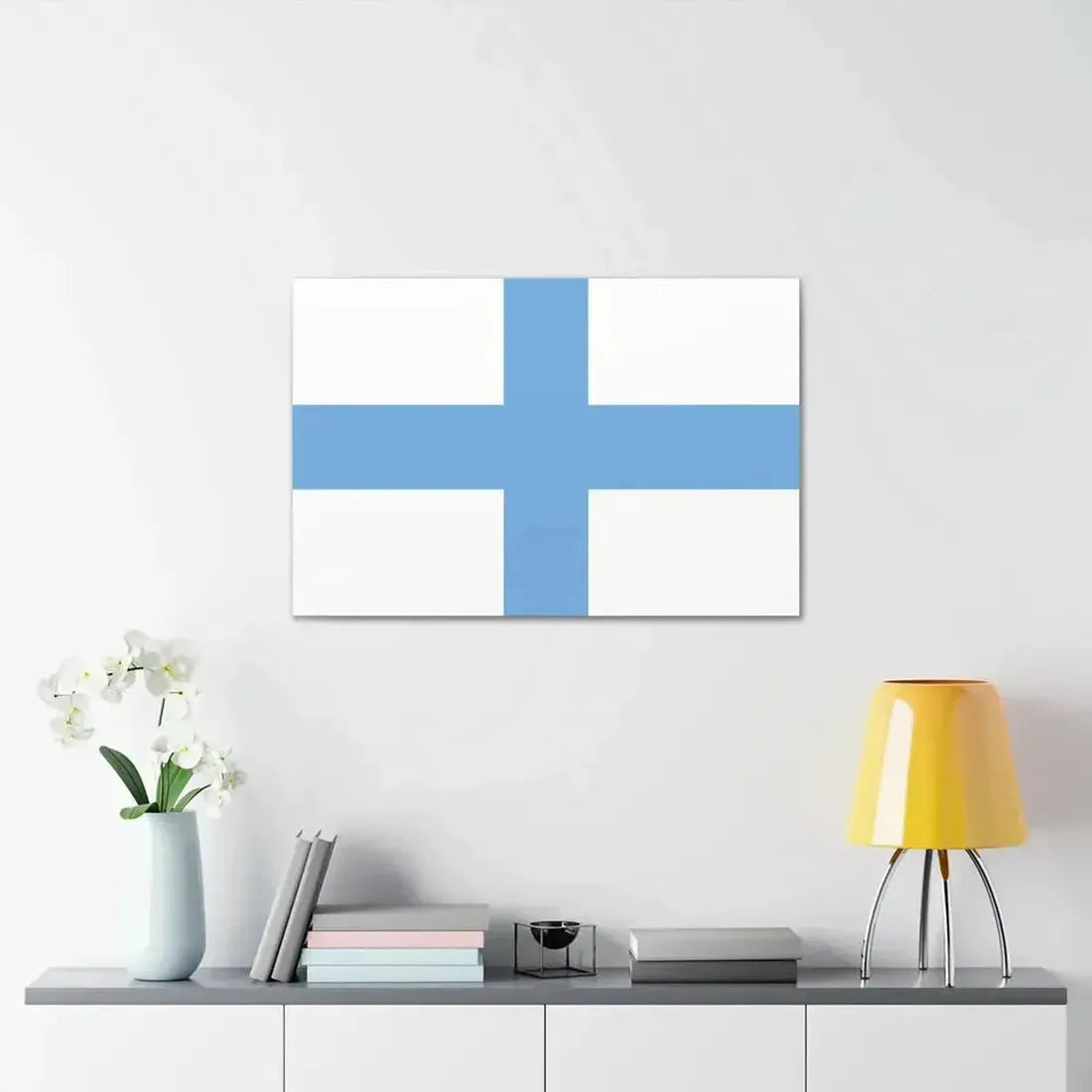 Flag of Argentine Patriotic League - Canvas Wall Art - The Sticker Space