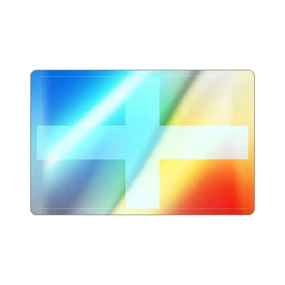 Flag of Argentine Patriotic League Holographic STICKER Die-Cut Vinyl Decal 5 Inch - The Sticker Space