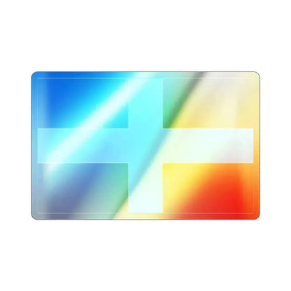 Flag of Argentine Patriotic League Holographic STICKER Die-Cut Vinyl Decal - The Sticker Space