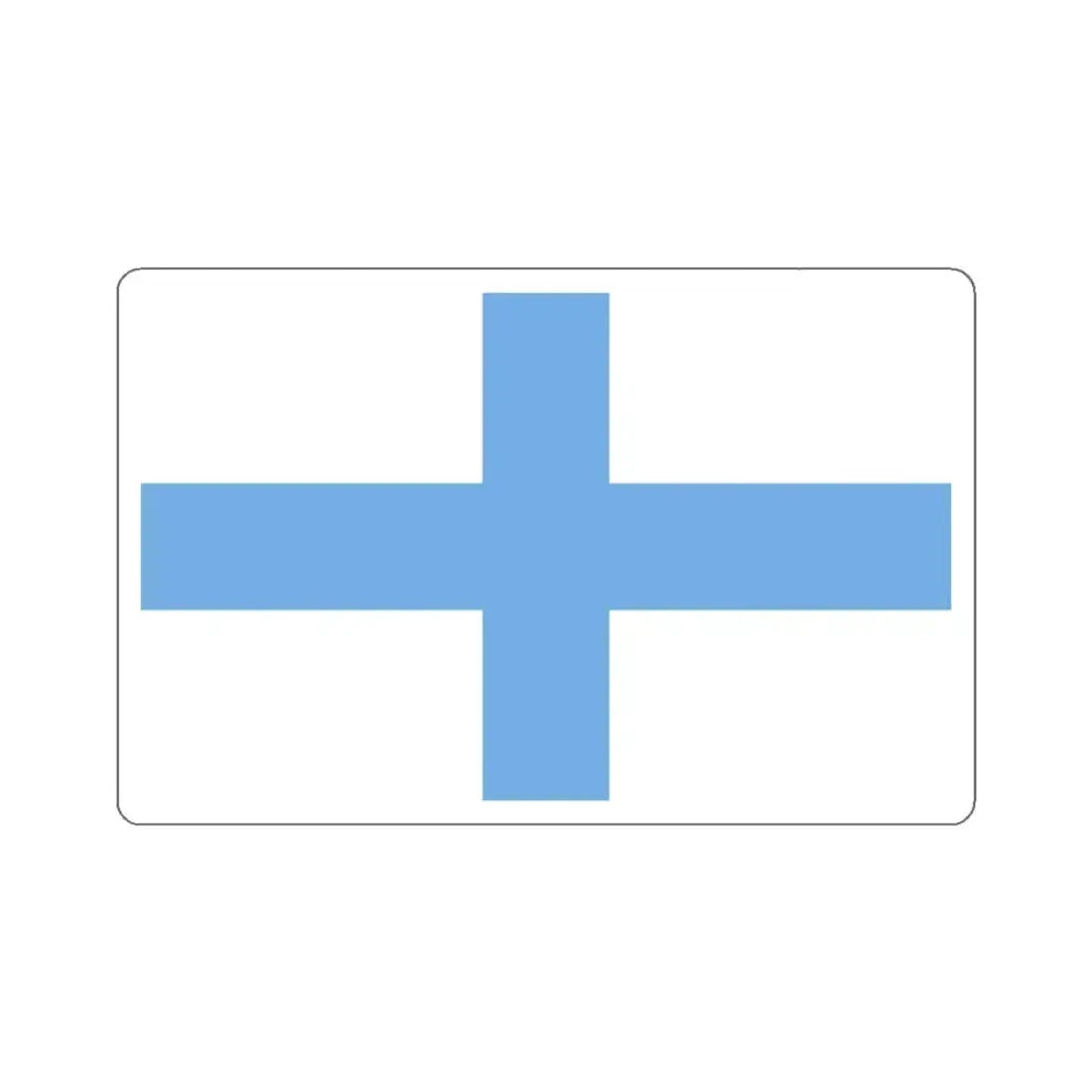 Flag of Argentine Patriotic League - STICKER Vinyl Kiss-Cut Decal 2 Inch White - The Sticker Space