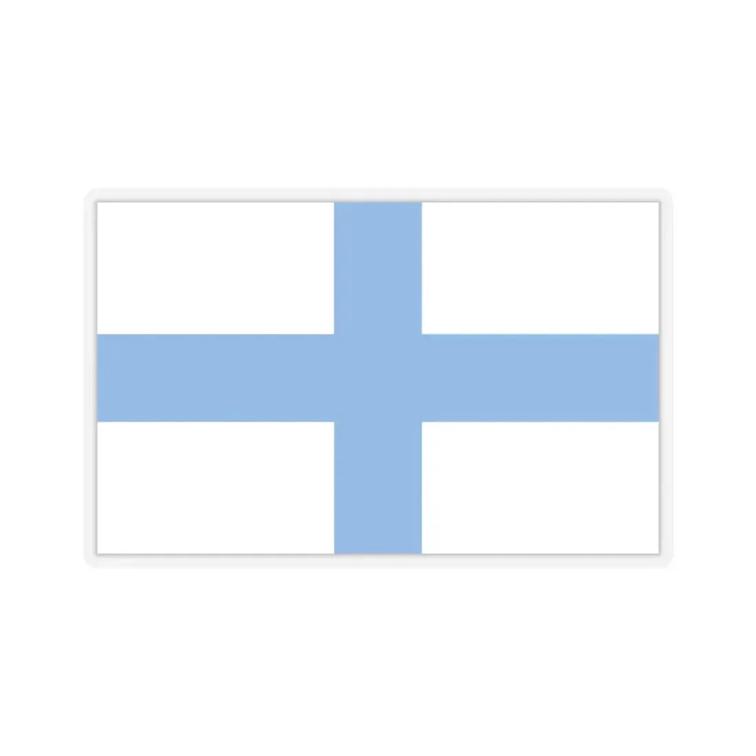 Flag of Argentine Patriotic League - STICKER Vinyl Kiss-Cut Decal 3 Inch Transparent - The Sticker Space