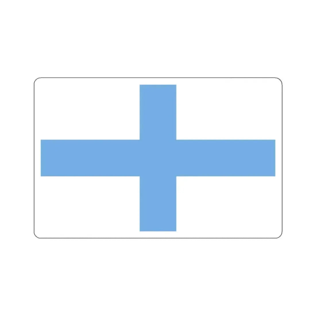 Flag of Argentine Patriotic League - STICKER Vinyl Kiss-Cut Decal 3 Inch White - The Sticker Space