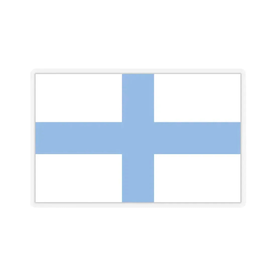 Flag of Argentine Patriotic League - STICKER Vinyl Kiss-Cut Decal 4 Inch Transparent - The Sticker Space