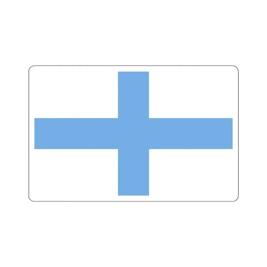 Flag of Argentine Patriotic League - STICKER Vinyl Kiss-Cut Decal 4 Inch White - The Sticker Space