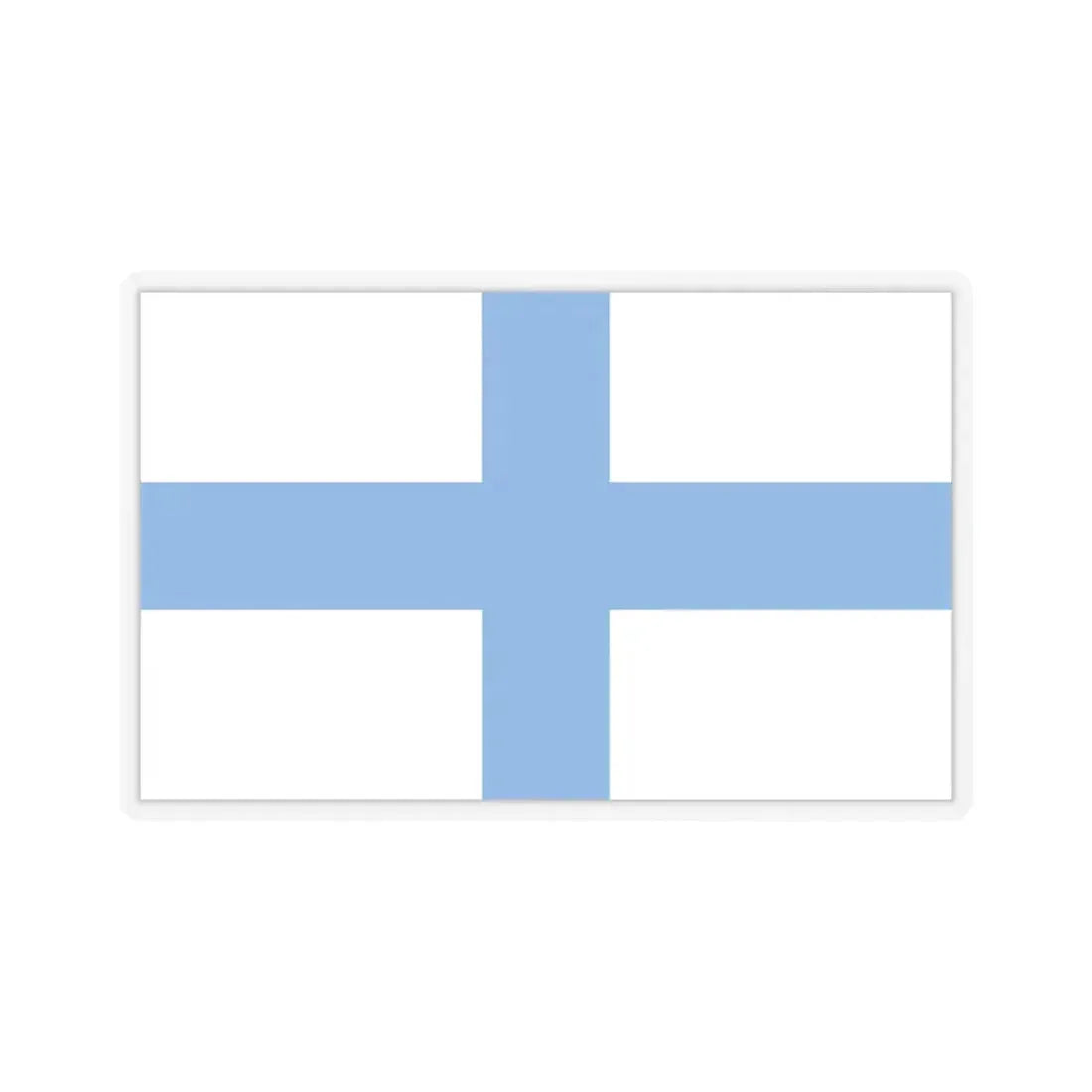 Flag of Argentine Patriotic League - STICKER Vinyl Kiss-Cut Decal 6 Inch Transparent - The Sticker Space