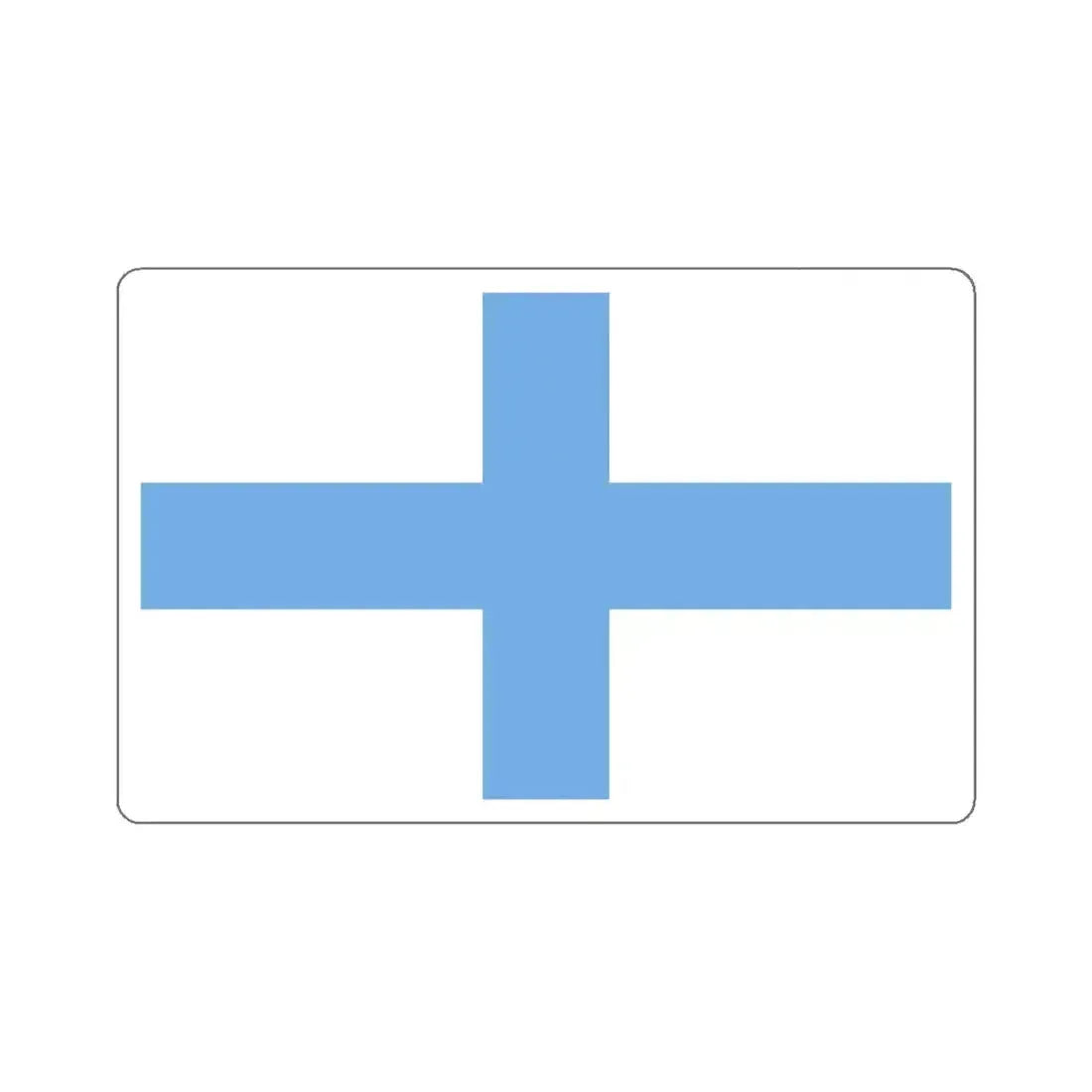 Flag of Argentine Patriotic League - STICKER Vinyl Kiss-Cut Decal 6 Inch White - The Sticker Space