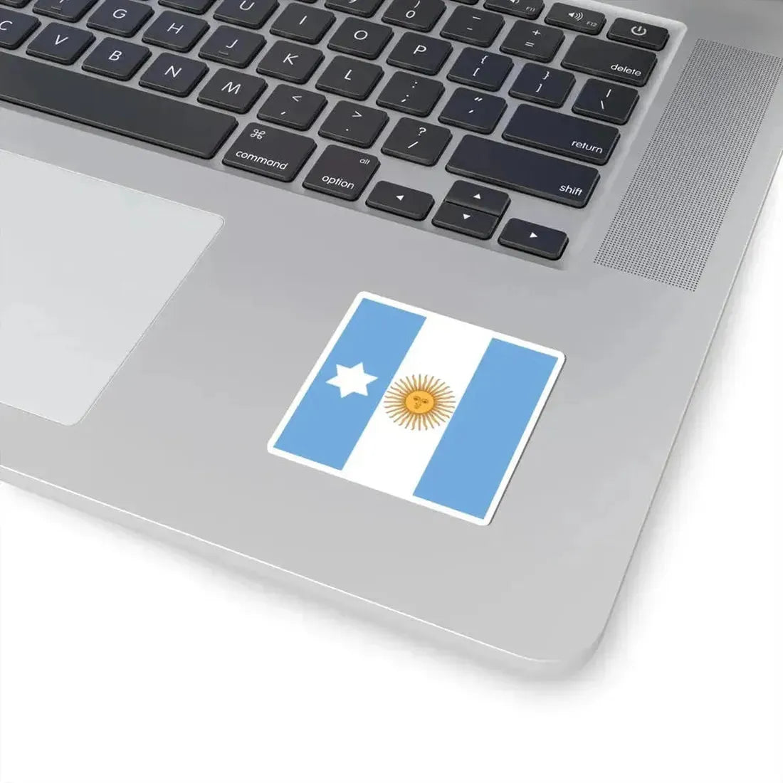 Flag of Argentine Rear Admiral 1894-1904 (Argentina) STICKER Vinyl Kiss-Cut Decal - The Sticker Space