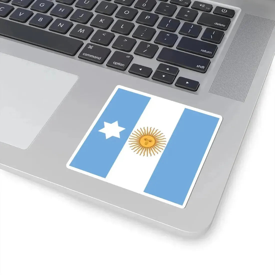 Flag of Argentine Rear Admiral 1894-1904 (Argentina) STICKER Vinyl Kiss-Cut Decal - The Sticker Space