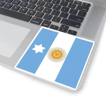 Flag of Argentine Rear Admiral 1894-1904 (Argentina) STICKER Vinyl Kiss-Cut Decal - The Sticker Space
