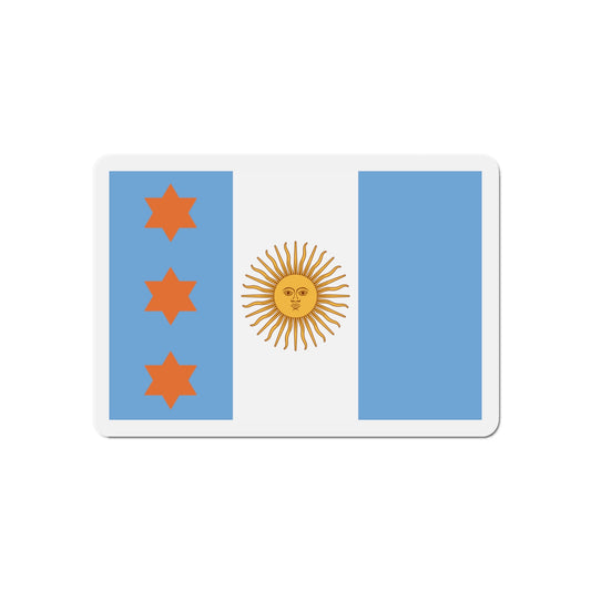 Flag of Argentine Teniente General 1894 to 1904 - Die-Cut Magnet-6 × 6"-The Sticker Space