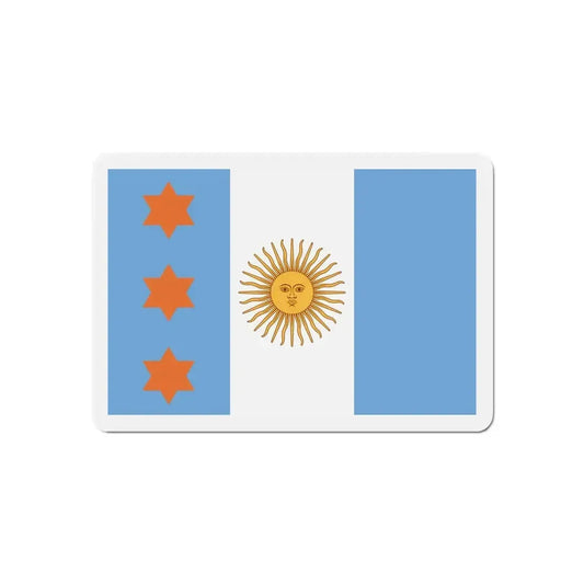 Flag of Argentine Teniente General 1894 to 1904 - Refrigerator Magnet 3 Inch - The Sticker Space