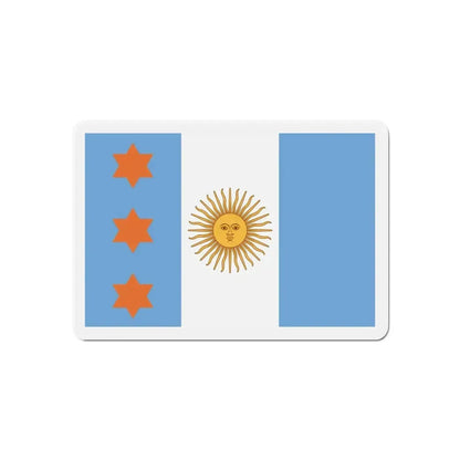Flag of Argentine Teniente General 1894 to 1904 - Refrigerator Magnet - The Sticker Space