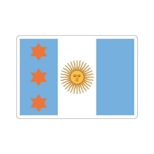 Flag of Argentine Teniente General 1894 to 1904 STICKER Vinyl Die-Cut Decal-6 Inch-The Sticker Space