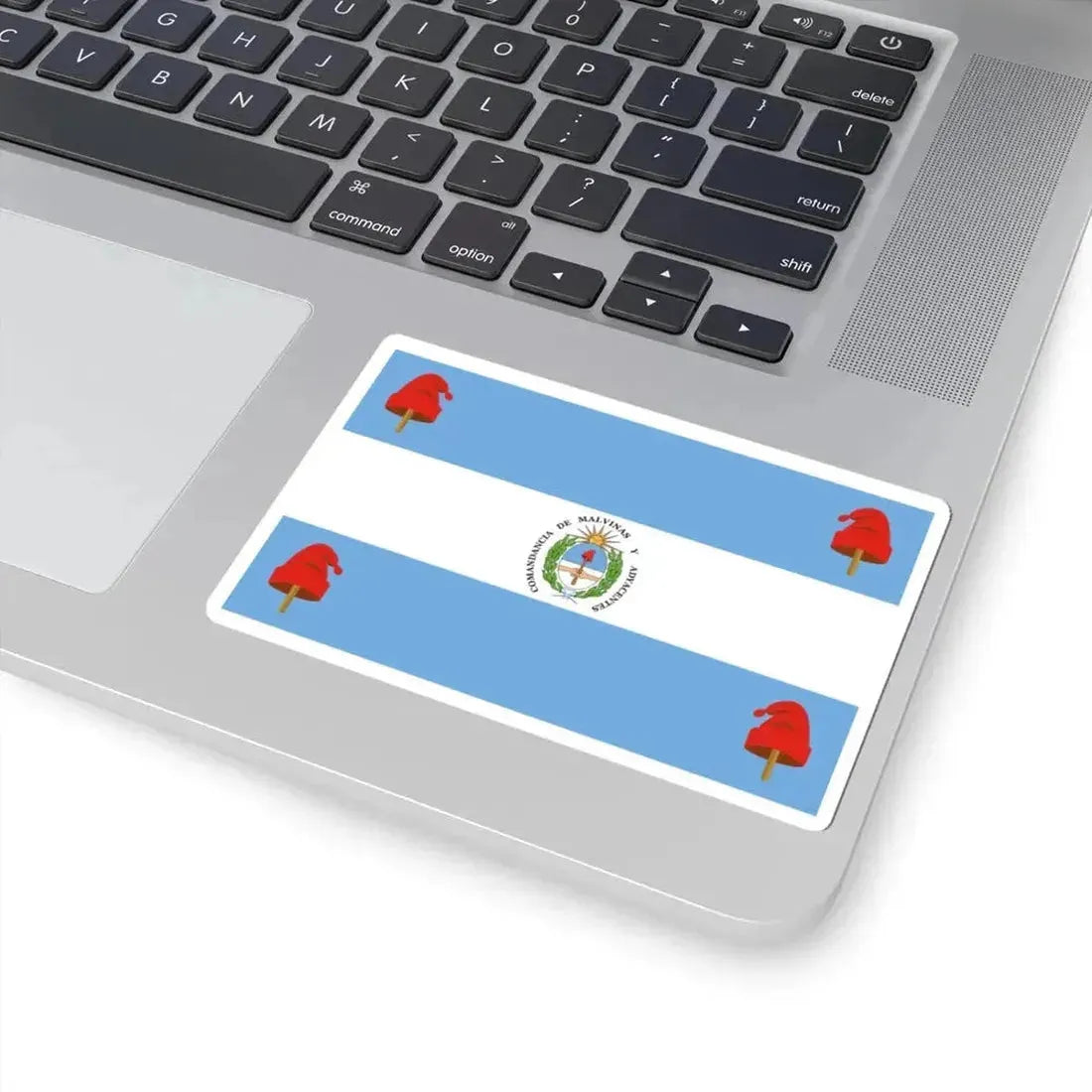Flag of Argentinian Malvines (Argentina) STICKER Vinyl Kiss-Cut Decal - The Sticker Space