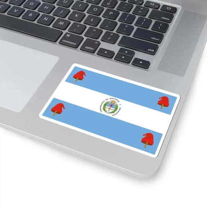 Flag of Argentinian Malvines (Argentina) STICKER Vinyl Kiss-Cut Decal - The Sticker Space