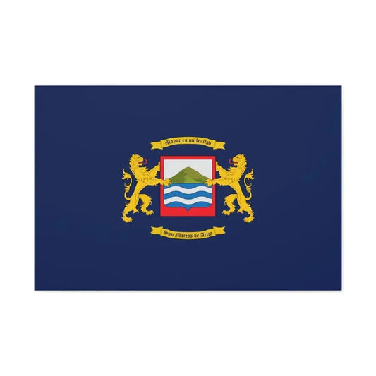 Flag of Arica Chile - Canvas Wall Art 36" x 24" 1.25" - The Sticker Space