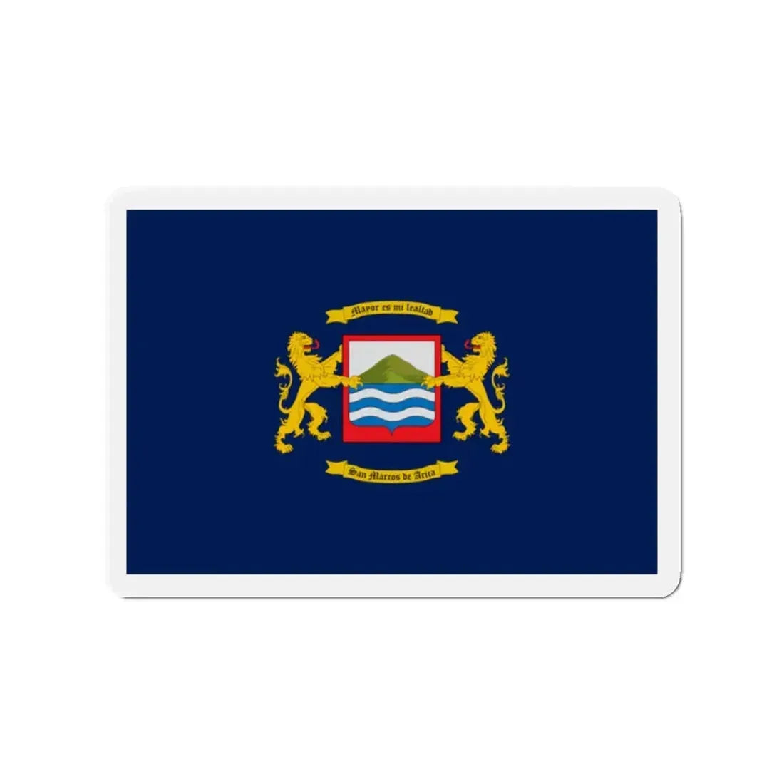 Flag of Arica Chile - Refrigerator Magnet 2 Inch - The Sticker Space