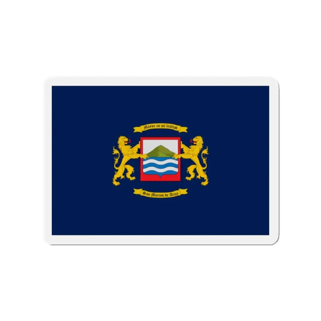 Flag of Arica Chile - Refrigerator Magnet 2 Inch - The Sticker Space