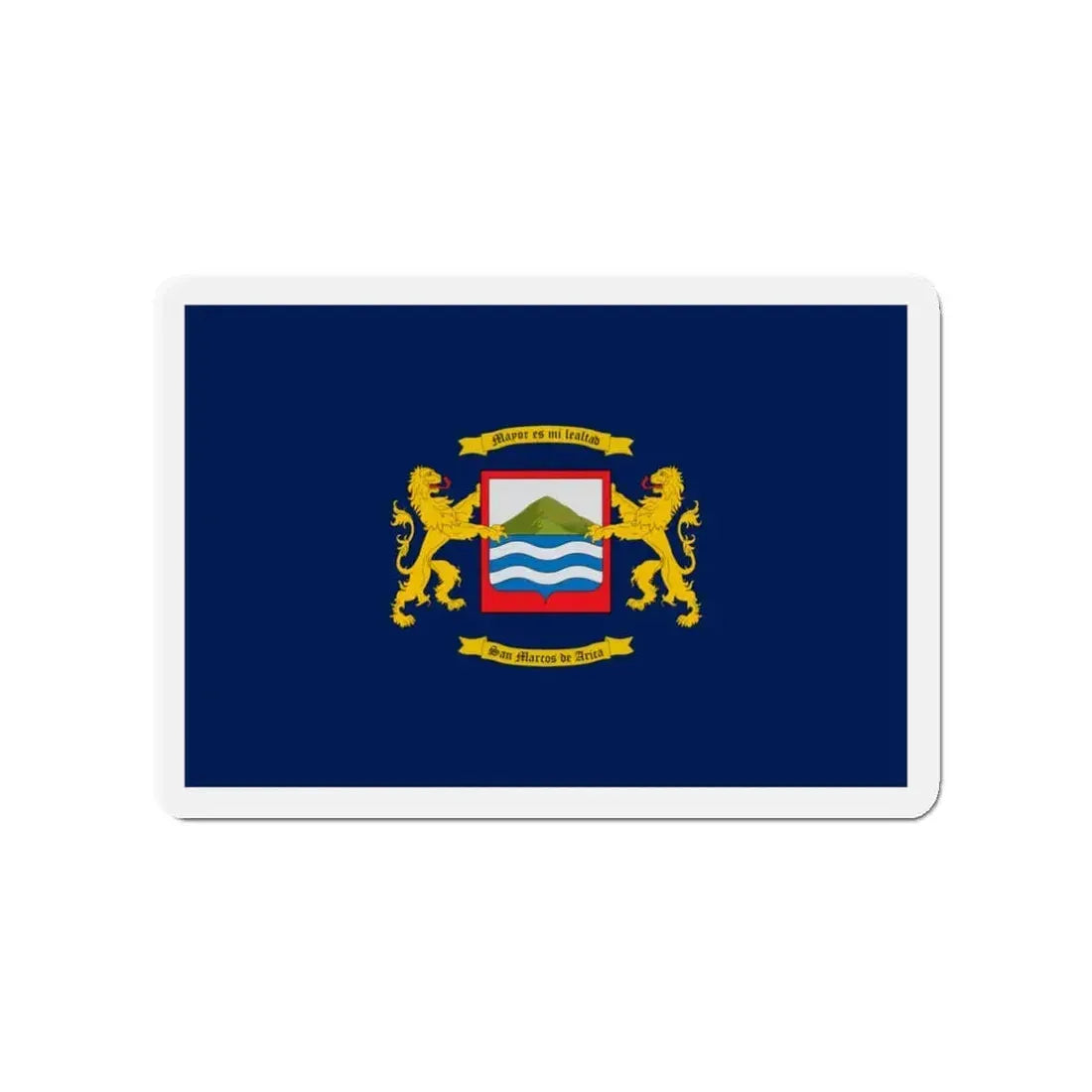 Flag of Arica Chile - Refrigerator Magnet 3 Inch - The Sticker Space