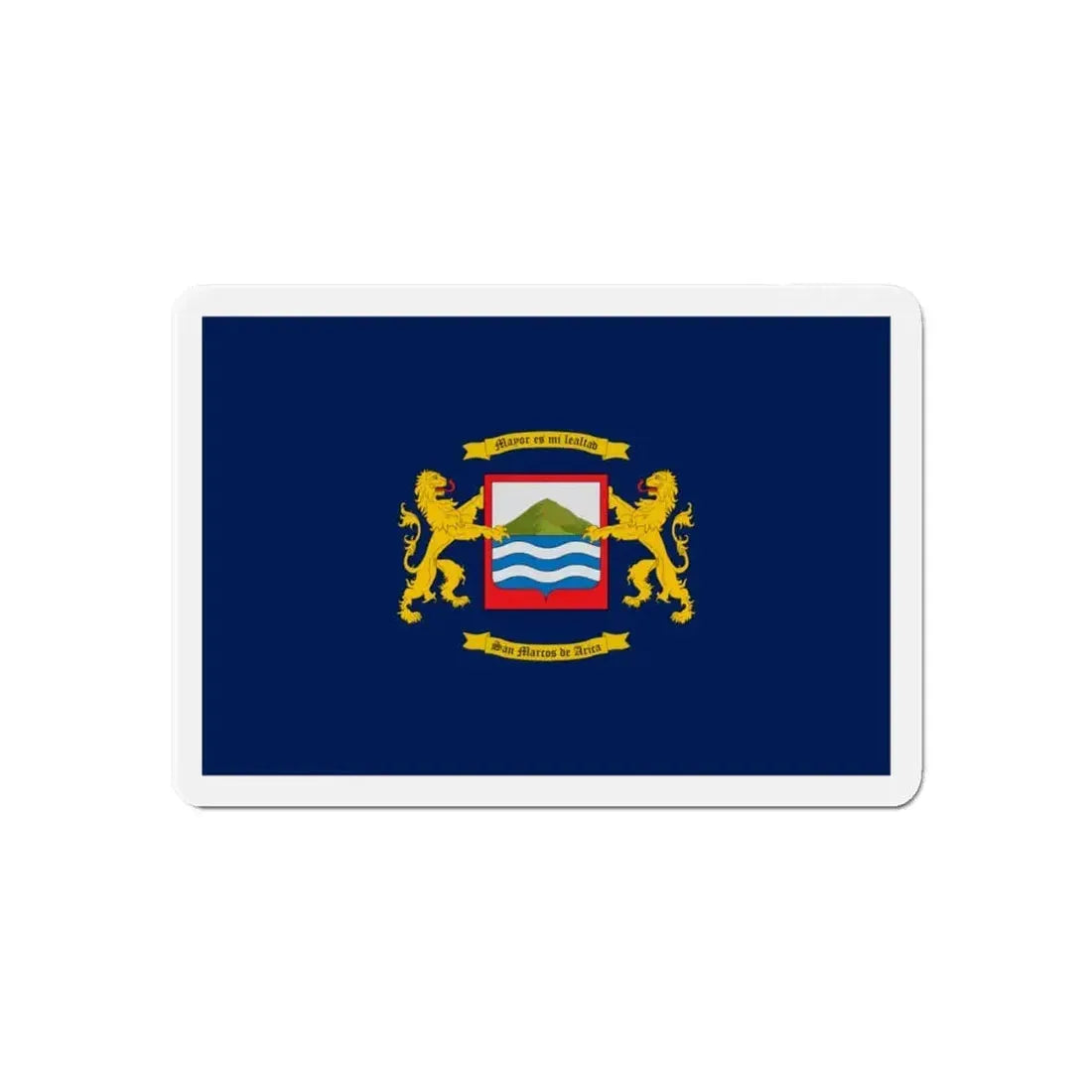 Flag of Arica Chile - Refrigerator Magnet 6 Inch - The Sticker Space