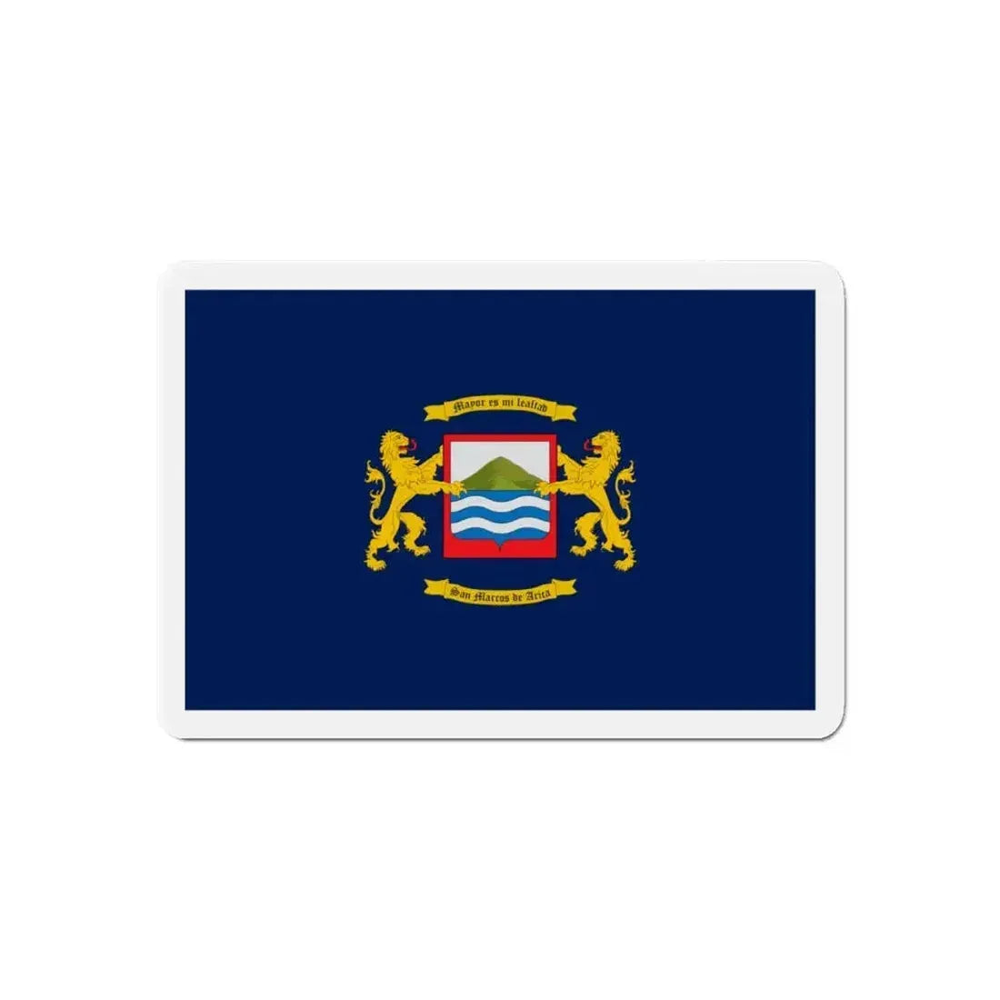 Flag of Arica Chile - Refrigerator Magnet - The Sticker Space
