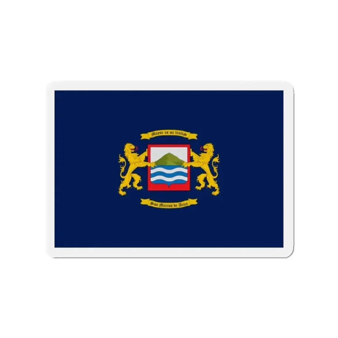 Flag of Arica Chile - Refrigerator Magnet - The Sticker Space