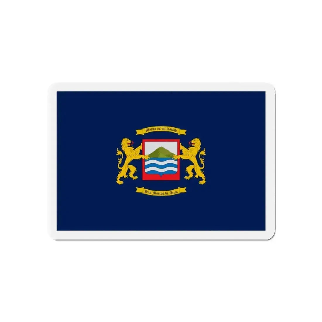 Flag of Arica Chile - Refrigerator Magnet - The Sticker Space