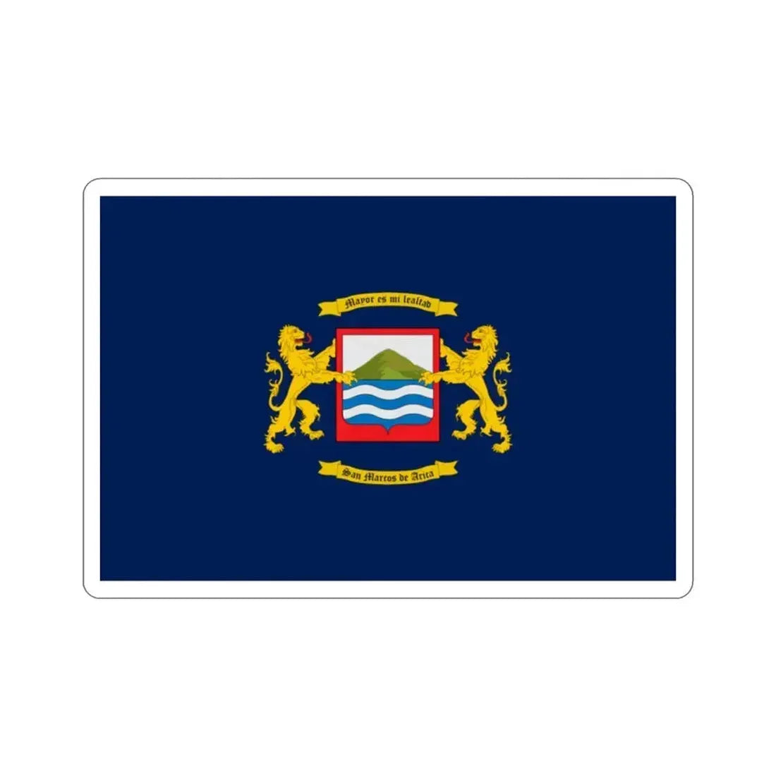 Flag of Arica Chile STICKER Vinyl Die-Cut Decal 2 Inch - The Sticker Space