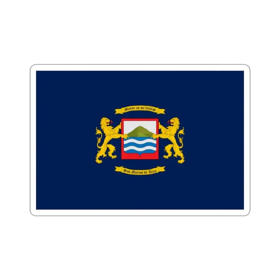 Flag of Arica Chile STICKER Vinyl Die-Cut Decal 2 Inch - The Sticker Space