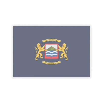 Flag of Arica Chile - STICKER Vinyl Kiss-Cut Decal 3 Inch Transparent - The Sticker Space