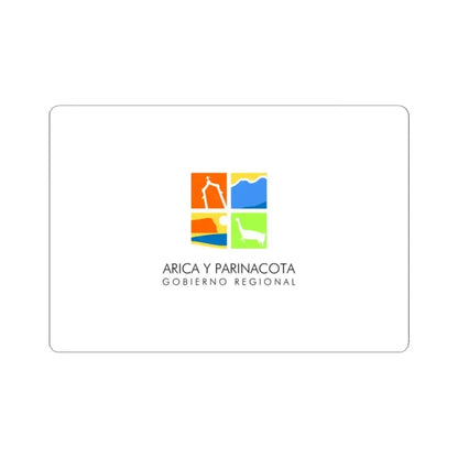 Flag of Arica y Parinacota Chile (Chile) STICKER Vinyl Kiss-Cut Decal 2 Inch White - The Sticker Space