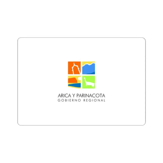 Flag of Arica y Parinacota Chile (Chile) STICKER Vinyl Kiss-Cut Decal 2 Inch White - The Sticker Space