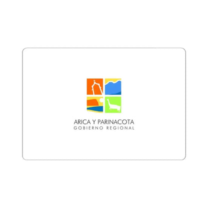 Flag of Arica y Parinacota Chile (Chile) STICKER Vinyl Kiss-Cut Decal 6 Inch White - The Sticker Space