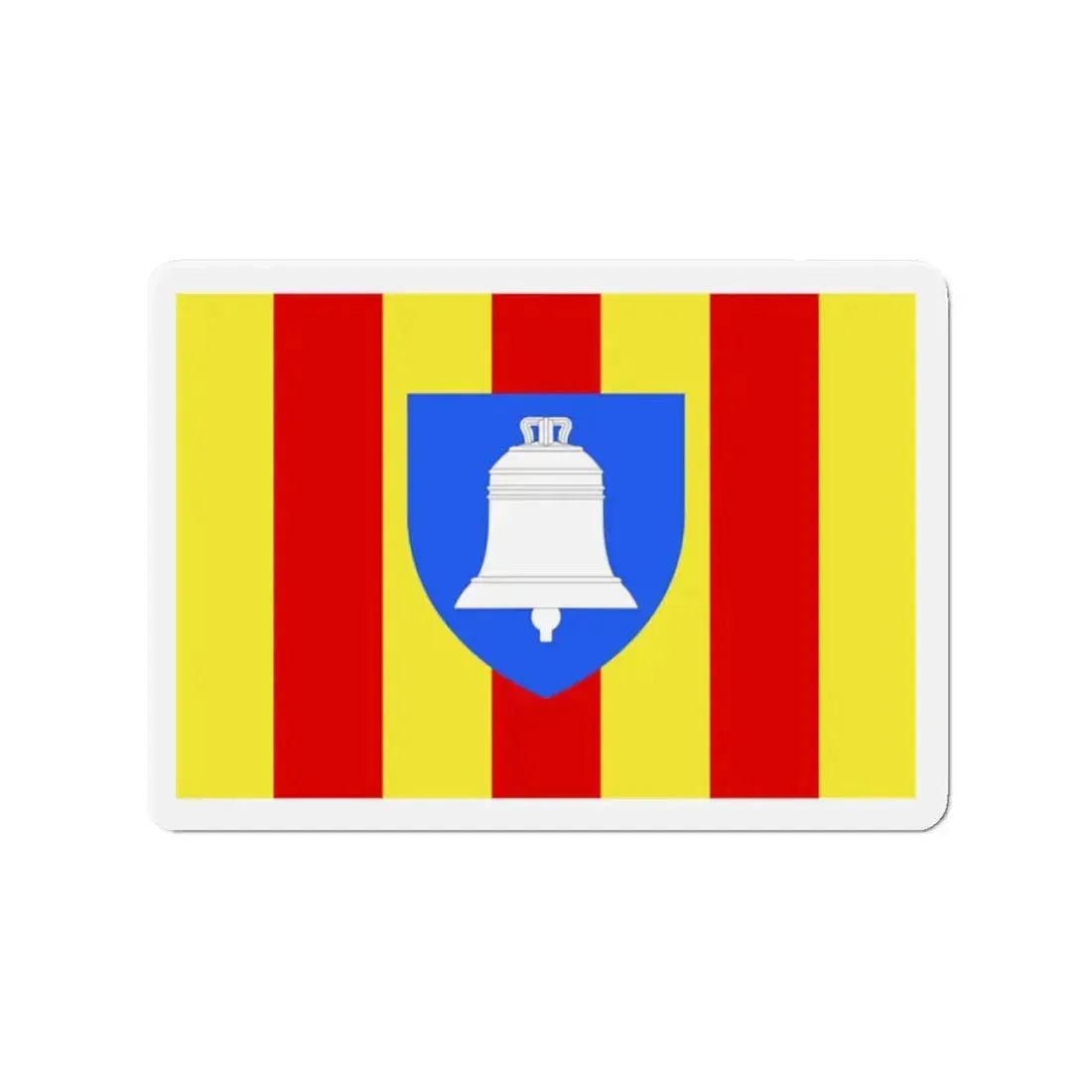 Flag of Ariège France 2 - Refrigerator Magnet 2 Inch - The Sticker Space