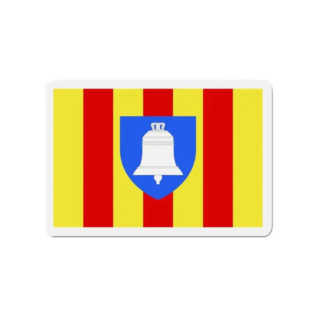 Flag of Ariège France 2 - Refrigerator Magnet 3 Inch - The Sticker Space