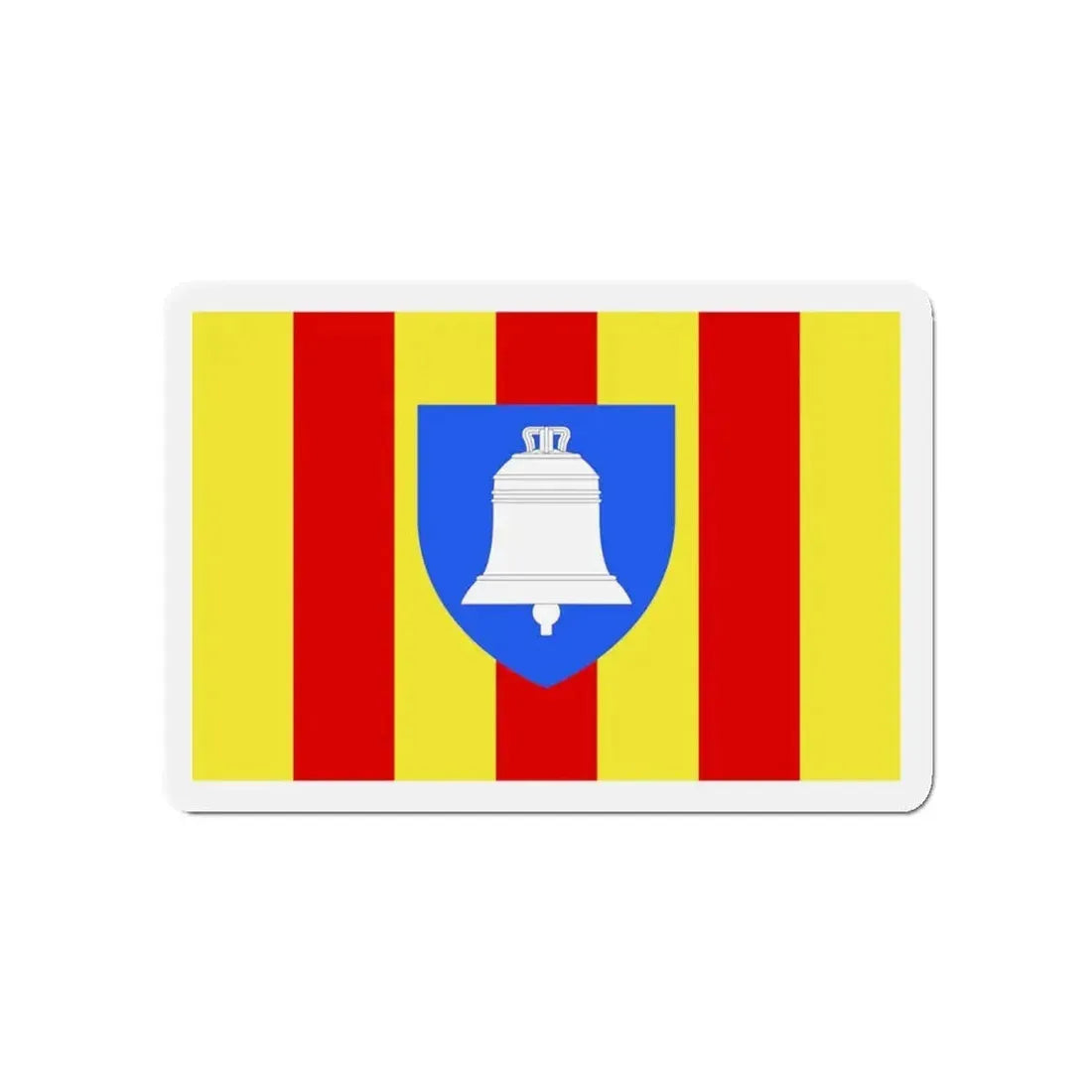 Flag of Ariège France 2 - Refrigerator Magnet 4 Inch - The Sticker Space
