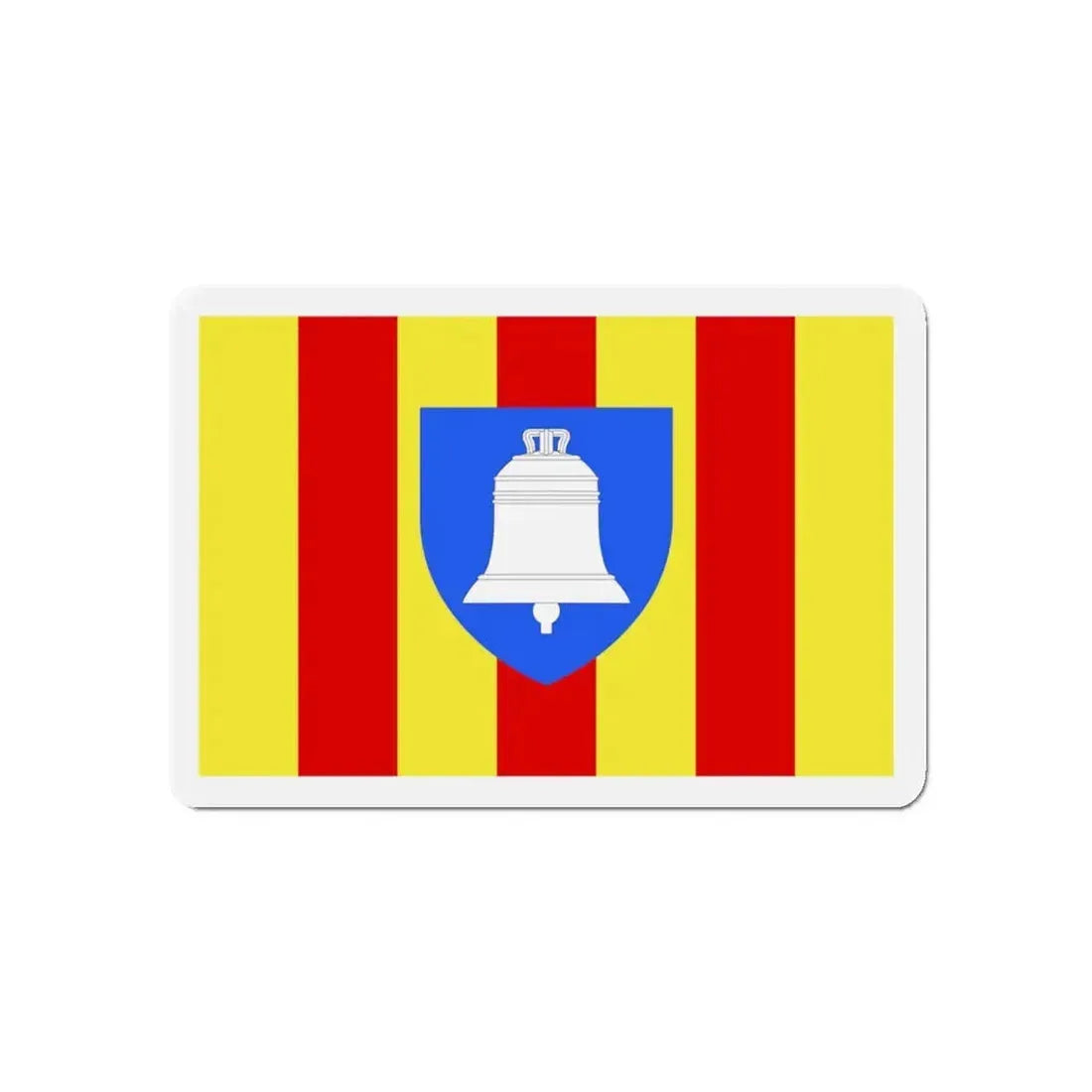 Flag of Ariège France 2 - Refrigerator Magnet 5 Inch - The Sticker Space