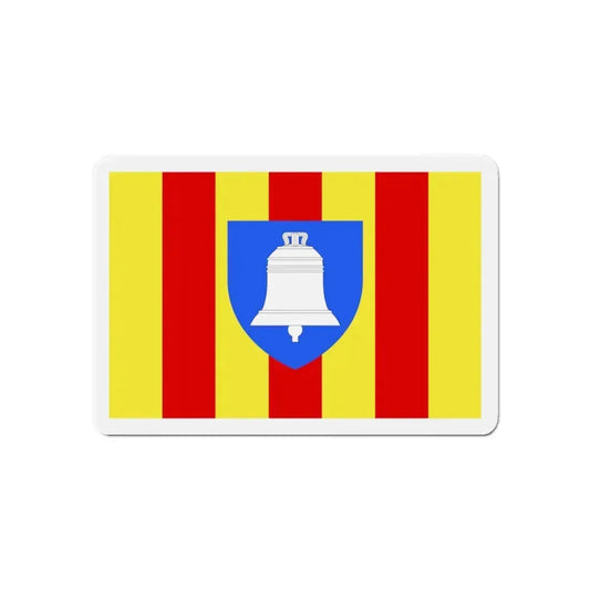 Flag of Ariège France 2 - Refrigerator Magnet 6 Inch - The Sticker Space