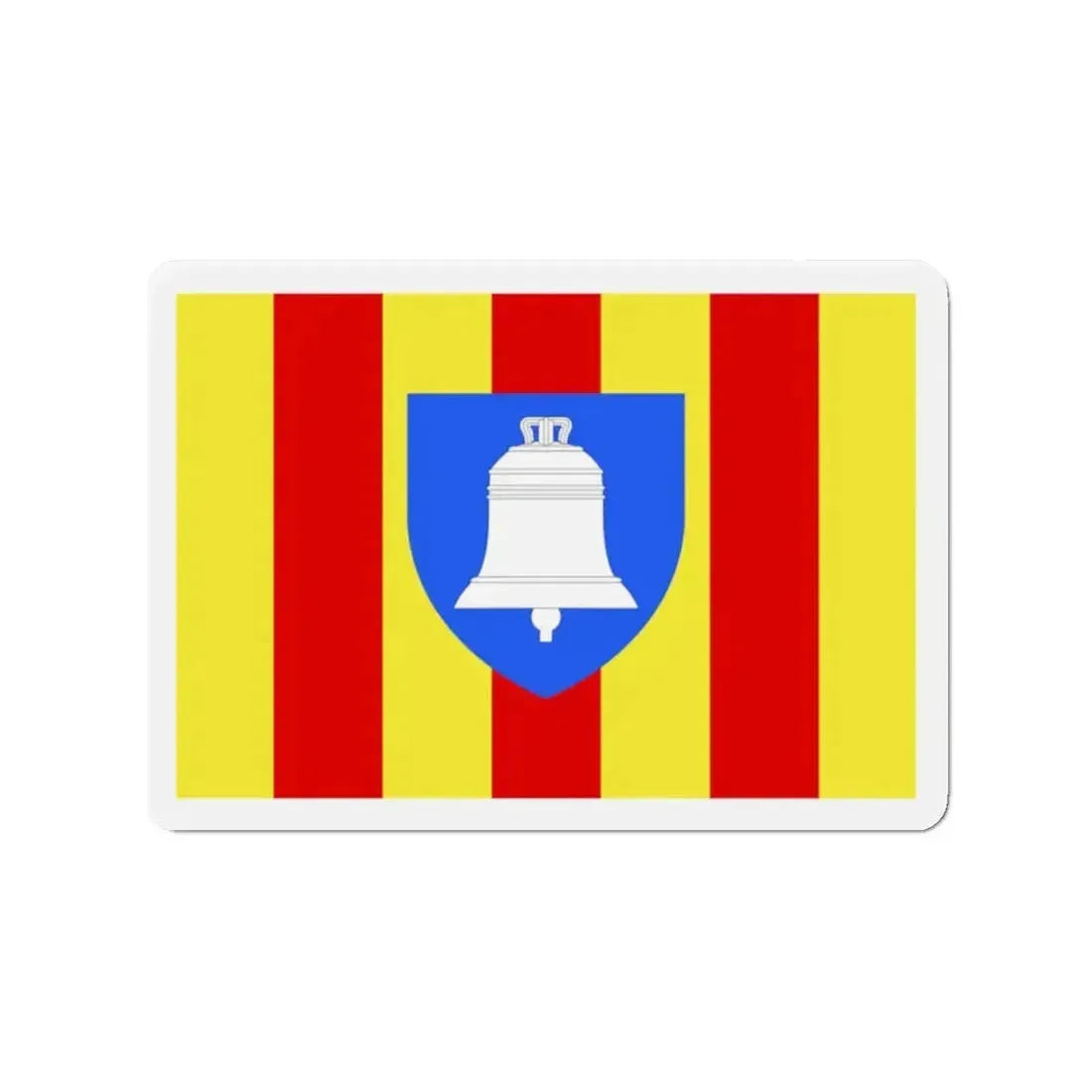 Flag of Ariège France 2 - Refrigerator Magnet - The Sticker Space