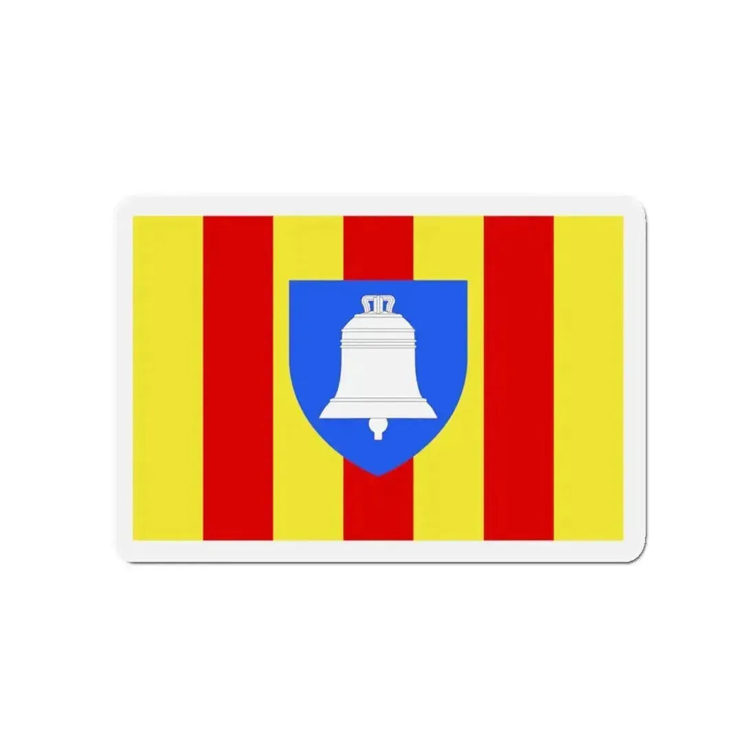 Flag of Ariège France 2 - Refrigerator Magnet - The Sticker Space