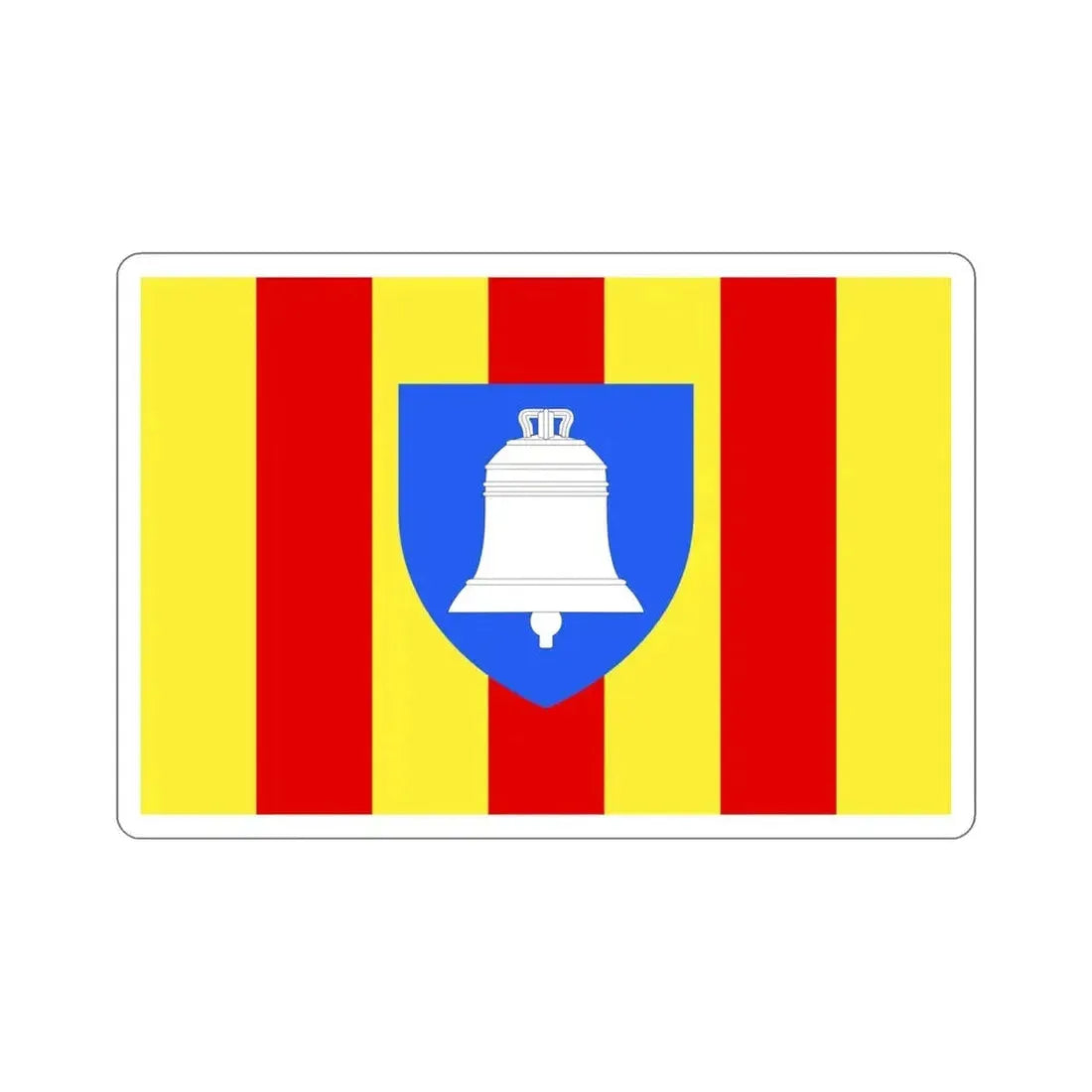 Flag of Ariège France 2 STICKER Vinyl Die-Cut Decal 5 Inch - The Sticker Space