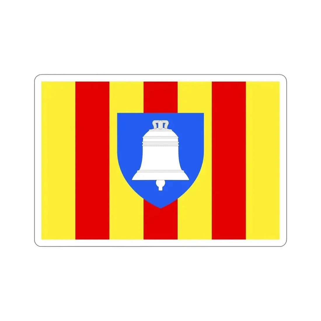 Flag of Ariège France 2 STICKER Vinyl Die-Cut Decal 6 Inch - The Sticker Space