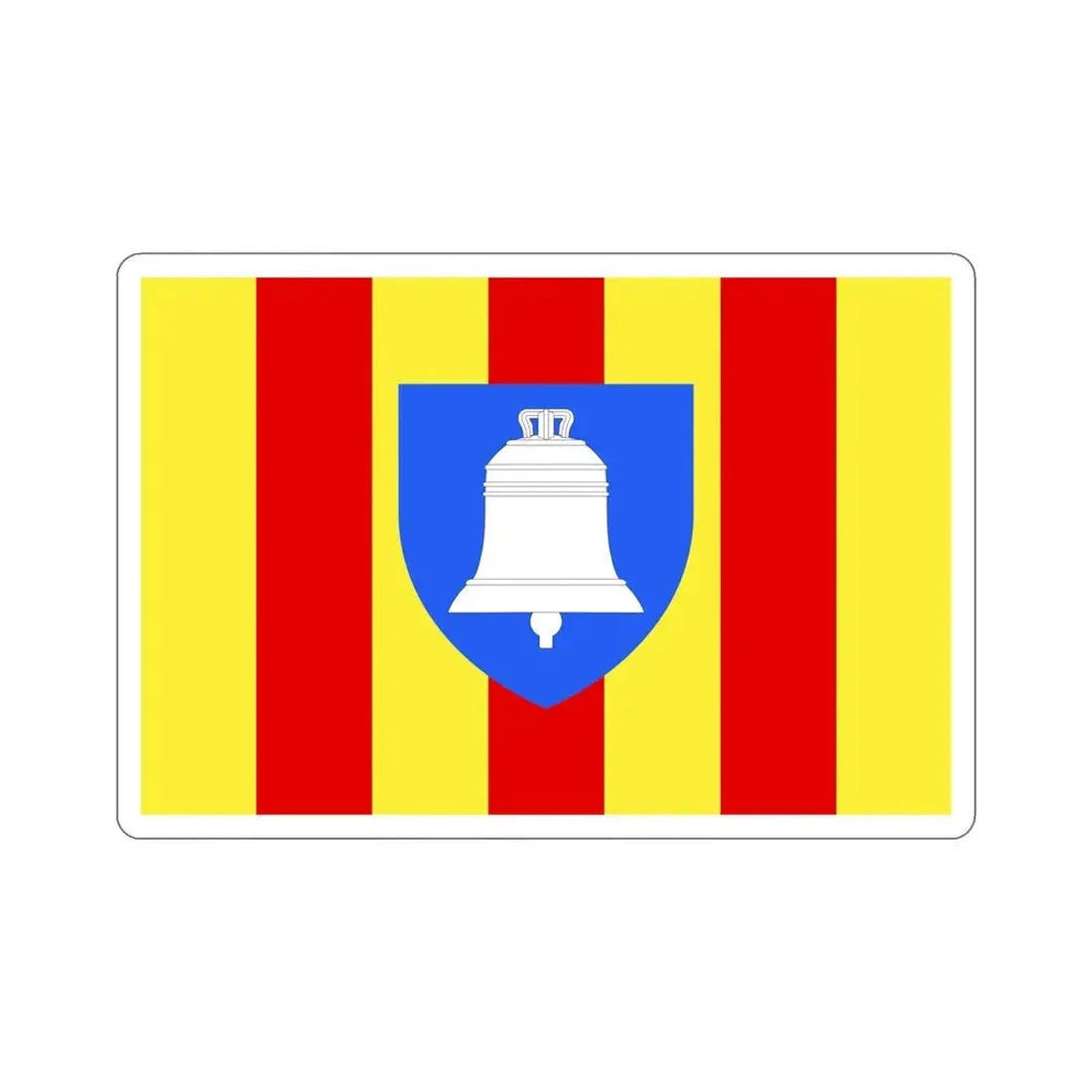 Flag of Ariège France 2 STICKER Vinyl Die-Cut Decal 6 Inch - The Sticker Space