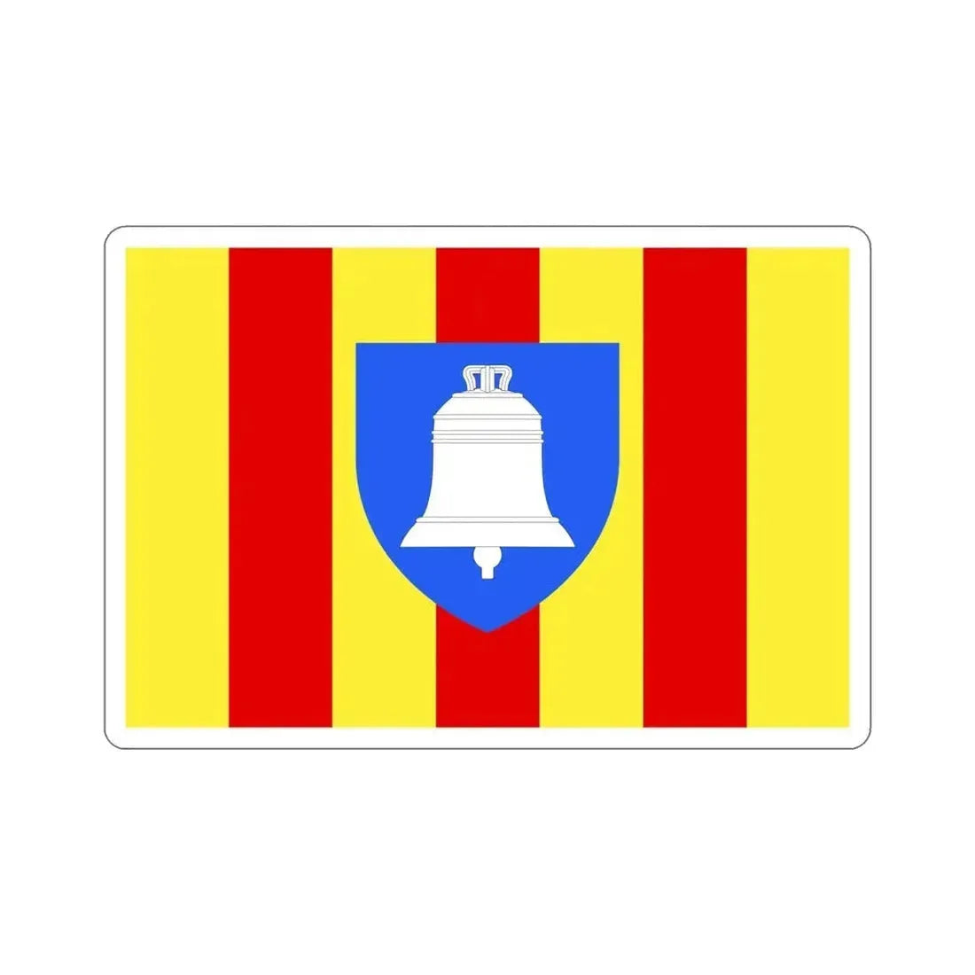 Flag of Ariège France 2 STICKER Vinyl Die-Cut Decal - The Sticker Space